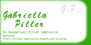 gabriella piller business card